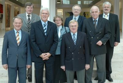 (von links) Werner Jostmeier, Wilfried Grunendahl, Dr. Peter Paziorek, Marie-Theres Kastner, Reinhold Sendker, Josef Wilp, Bernhard Schemmer, Bernhard Tenhumberg